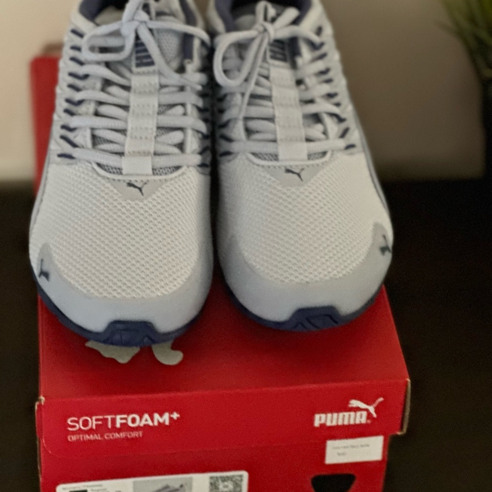 Puma Gray Athletic Shoes with SoftFoam Technology